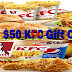  Get A $50 KFC Gift card!!
