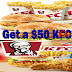  Get A $50 KFC Gift card!!