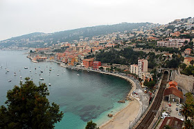 coastal main road in Monaco, France