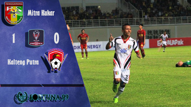 Selebrasi Gol Mitra Kukar 