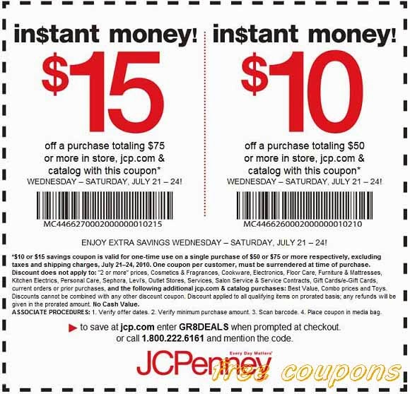 JcPenney Coupons December 2013