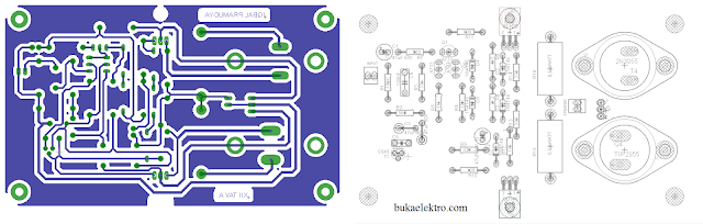 Tata Letak+Layout Amplifier OCL 150 Watt