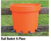 Calf Feeding Rail Bucket 6-Place