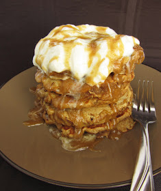 caramel latte pancakes