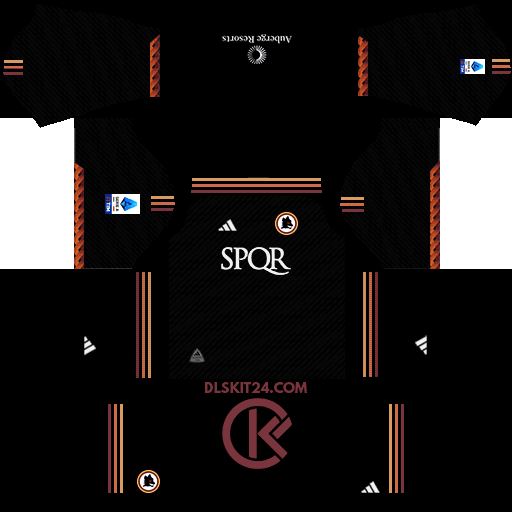 AS Roma Kits 2023-2024 Adidas - Dream League Soccer Kits 2024 (Third)