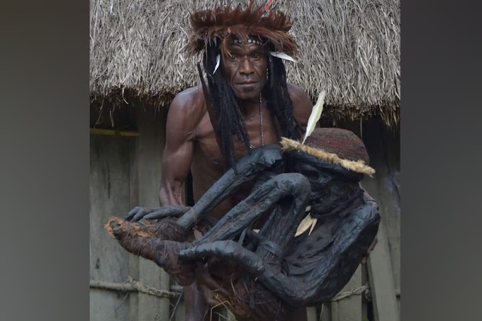 Mumia di tanah Papua, tradisi purba Suku Dani