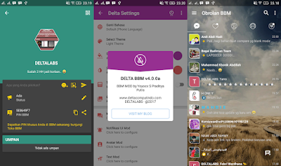 BBM Delta v4.0.0a New Update [Based v3.2.3.11] Gratis