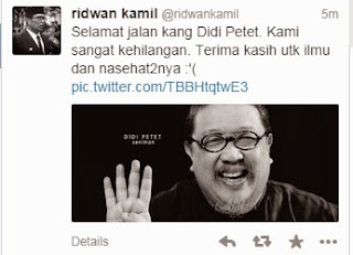 Aktor Didi Petet Meninggal Dunia