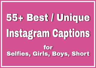 Instagram Captons for Selfies