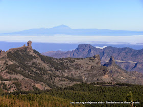 Vistas del Roque Nublo, Roque Bentayga y El Teide
