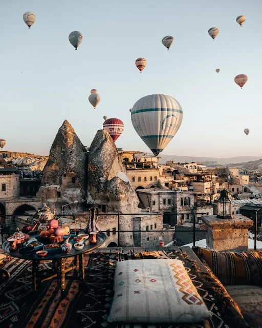Hoteles cueva en Cappadocia