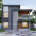 2571 Sq.ft Modern Flat roof house