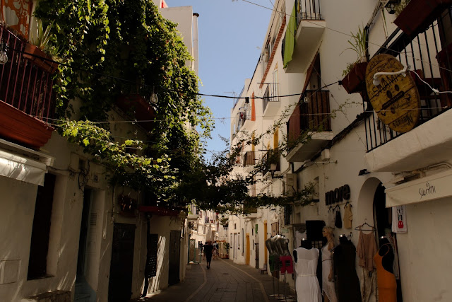 Streets of Eivissa, Ibiza old town, Dalt Vila