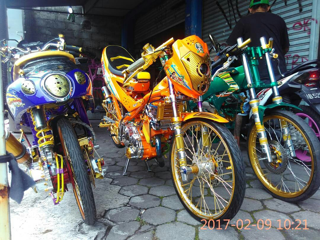 Kumpulan Modif Drag Bike Satria Fu Terbaru Ontong Modifikasi