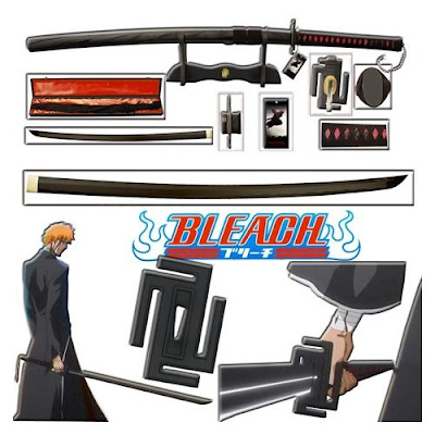 bleach zanpakutou kurosaki ichigo bankai sword replica musashi handmade swordsswords tensa zangetsu