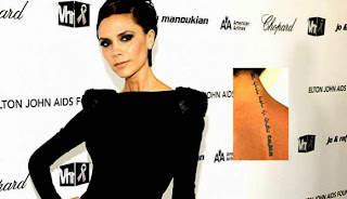 Victoria Beckham Tattoos Meaing| Victoria Beckham Wrist Tattoos