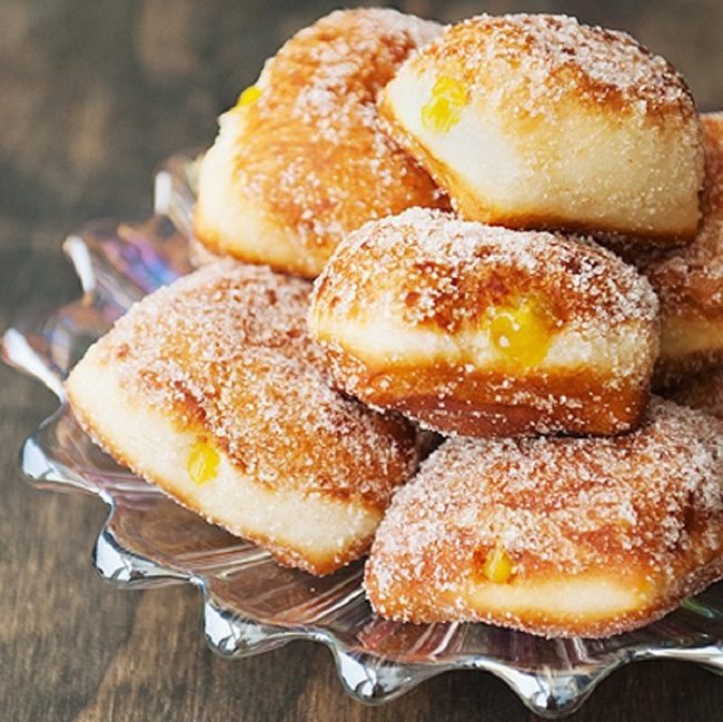 Cách làm bánh malasada chanh leo siêu ngon