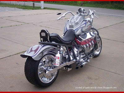 bike with big engines @ auto show