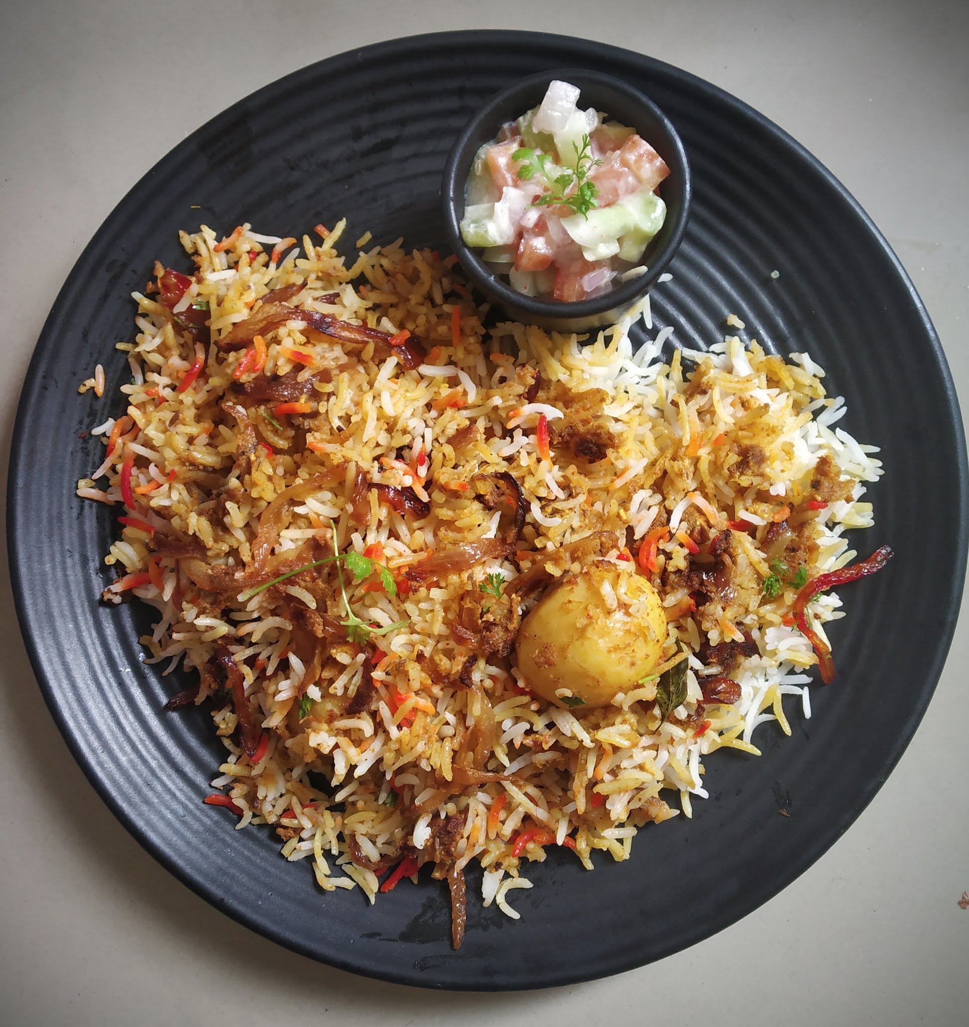 Potato Dum Biryani