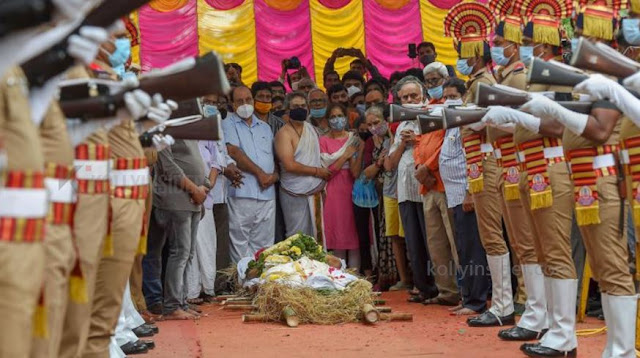 SP Balasubramaniam funeral 