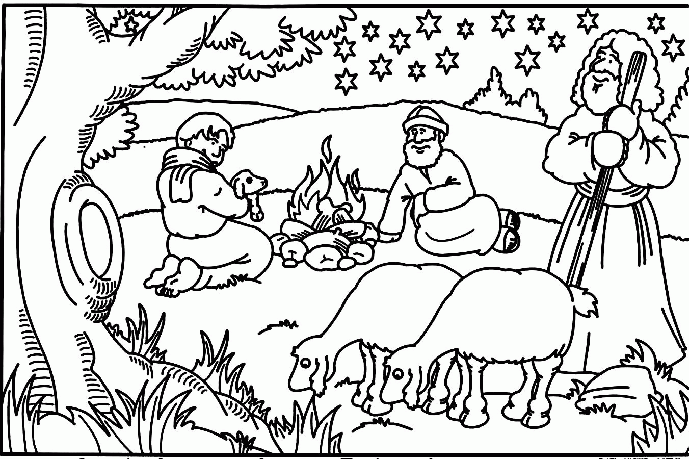 Splendi Free Bible Story Coloring Pages