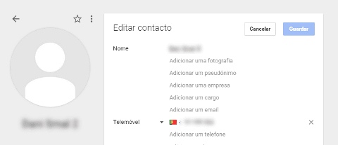 Como editar contatos Android via Gmail