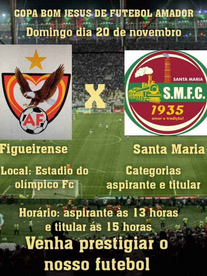 Santa Maria Futebol Clube - 🔴 INÍCIO DO JOGO AD Oliveirense - Santa Maria  FC A FORÇA DE UM POVO 🐓
