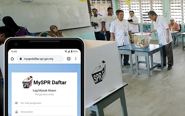 Cara Daftar Mengundi Online Terbaru Menggunakan MySPR Daftar