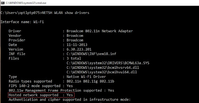 How To Create a Wireless Hosted Network in Windows 10
