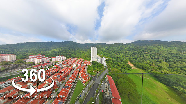 Arte S Gelugor Penang Lifestyle Condo Balcony Hill View