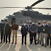सुलतानपुर में पूर्वांचल एक्सप्रेस-वे पर उतरा वायुसेना का हेलीकॉप्टर, एयर मार्शल ने किया निरीक्षण