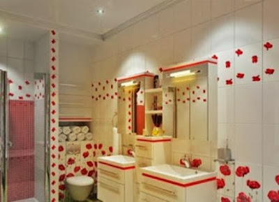 desain dinding kamar mandi