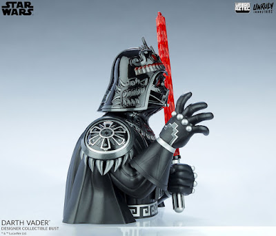 Darth Vader Urban Aztec Star Wars Vinyl Bust by Jesse Hernandez x Unruly Industries