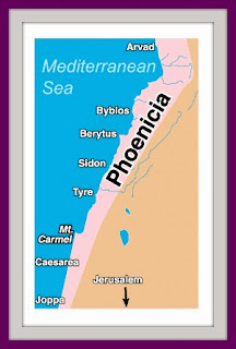 map Phoenicia