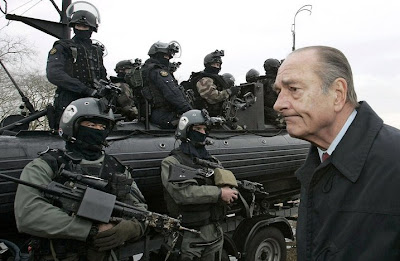 French President Jacques Chirac