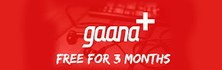 [Over Now ] Gaana Plus 3 Months Subscription For Free