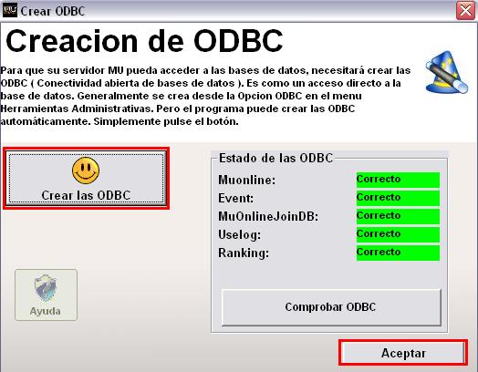 Restaurando odbc