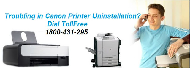 canon printer support for Uninstall issue