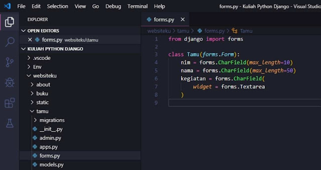 Mengirim Data dari Form ke Model