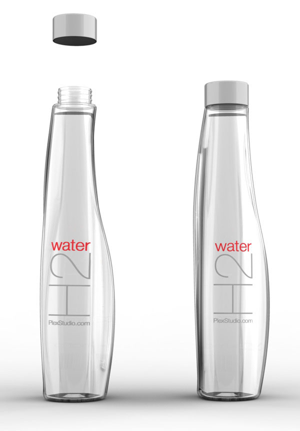 H2 Water Bottle Concept on Packaging of the World  Creative Package Design Gallery