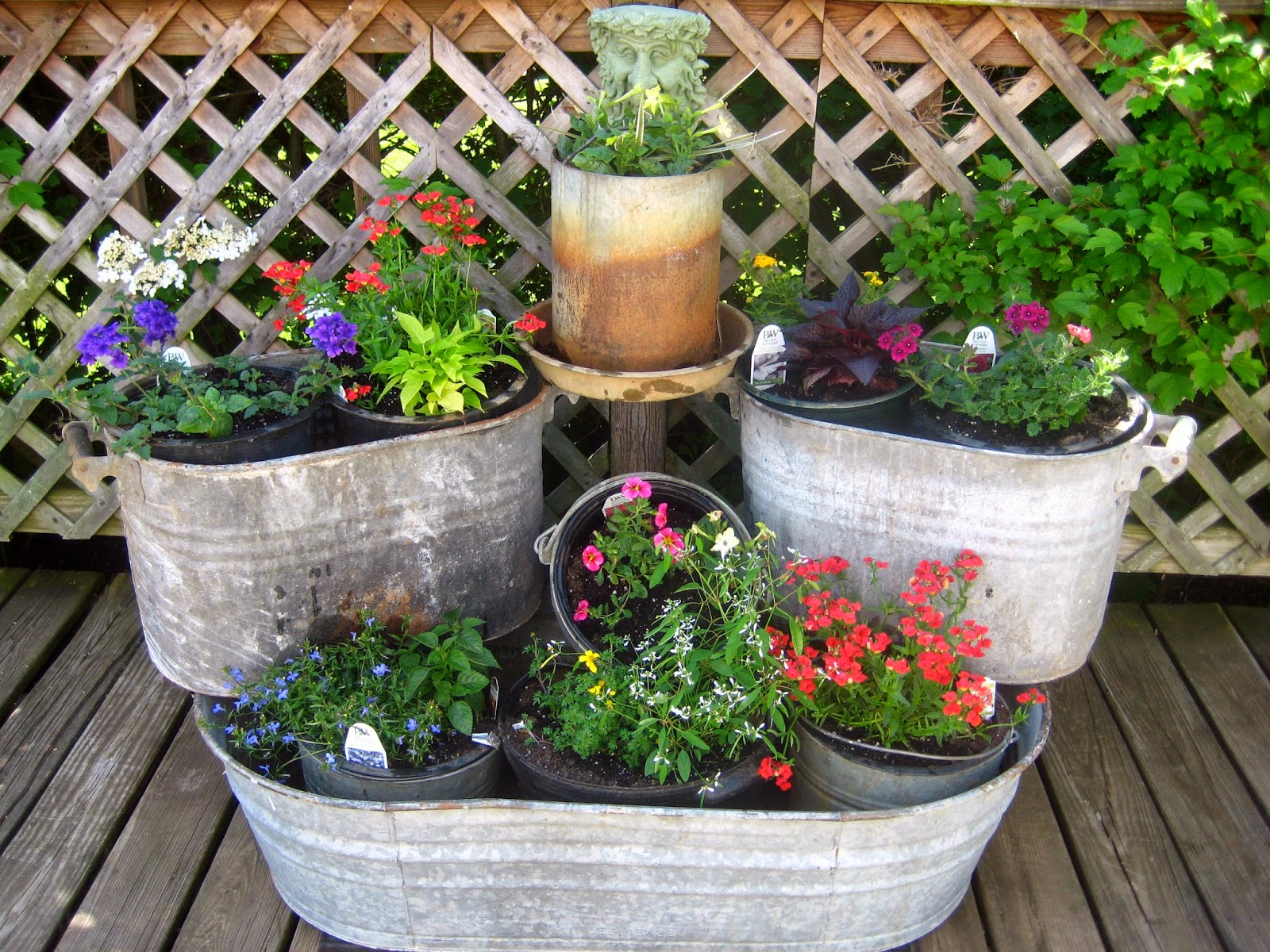unique flower pot arrangement ideas