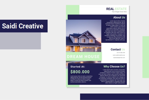 Free Download Real Estate Flyer Template Microsoft Word Document Fully Editable File