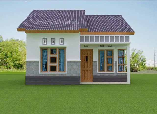  Desain  Eksterior Rumah  Minimalis  Type  36  Desain  Denah 