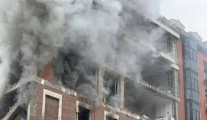 Foto de Edificio que fue destruido por explosion en madrid