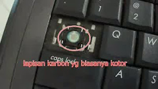 Perbaikan keyboard laptop yang eror