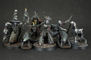 Mordheim Undead - Necromancer, Dire Wolves, Warlock, Vampire, Dregs
