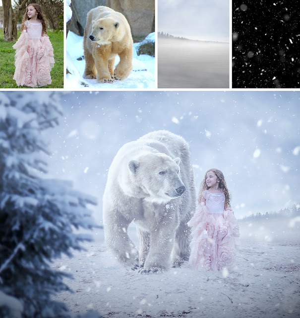 Winter Snow Photo Effects Manipulation
