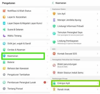 Enskripsi Aplikasi Oppo