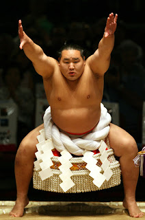 Sumo wrestler Asashoryu from Mongolia