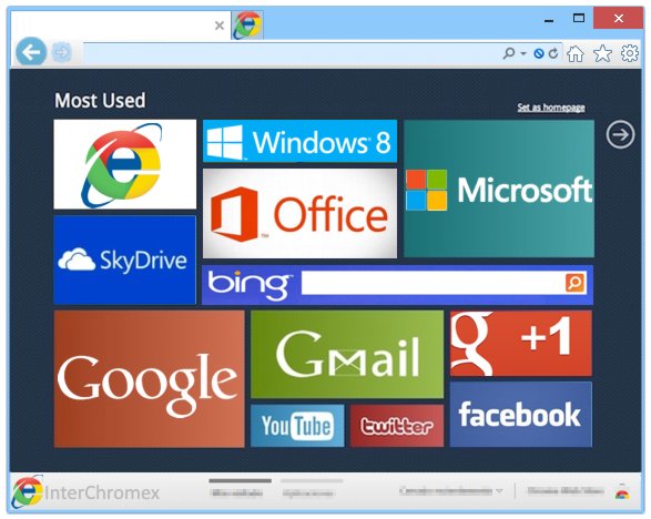 Captura interfaz Internet Explorer 11